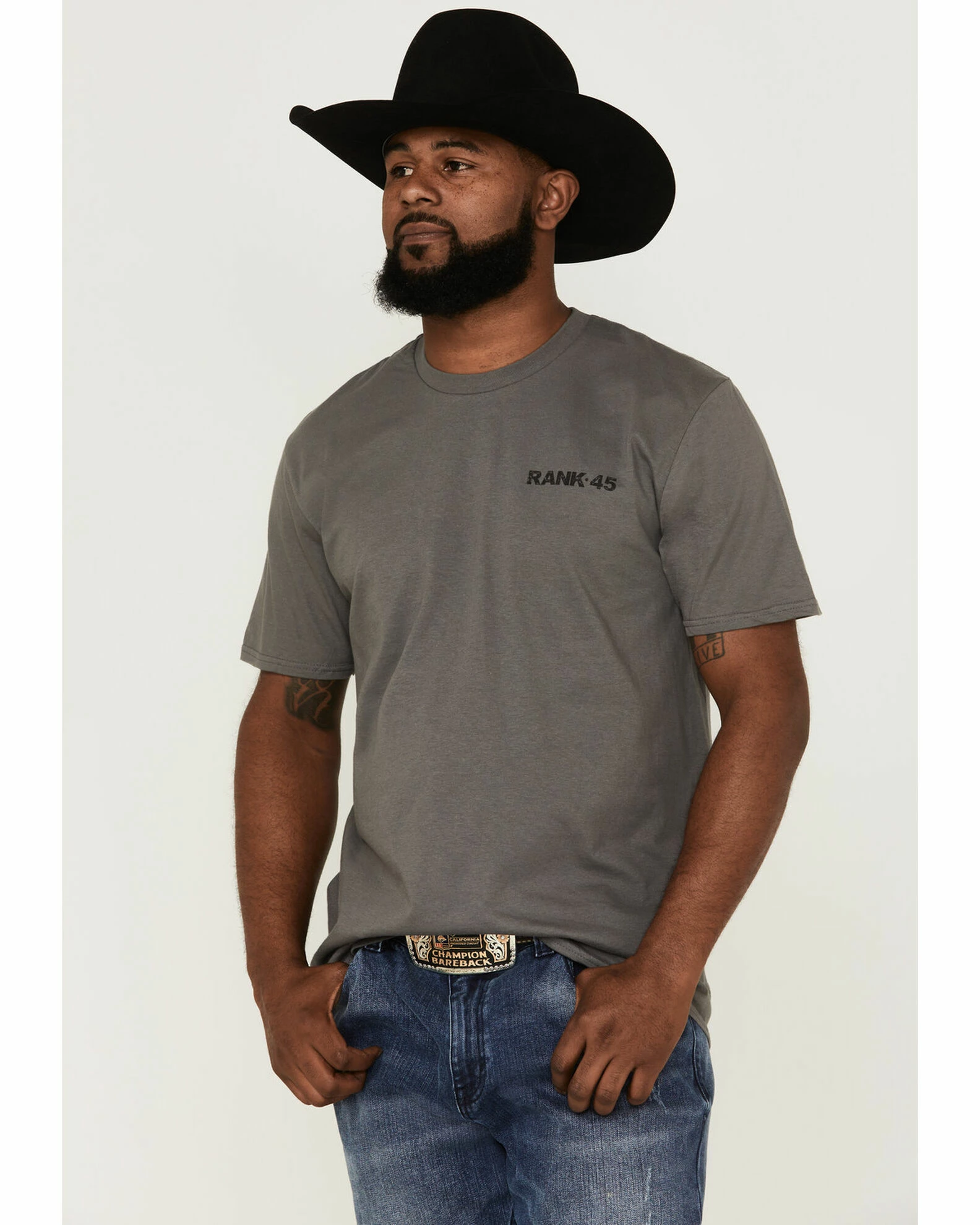 Rank 45 Men's Gate Climb Logo Graphic T-Shirt 4 Rank 45 Men's Gate Climb Logo Graphic T-Shirt - Image 2