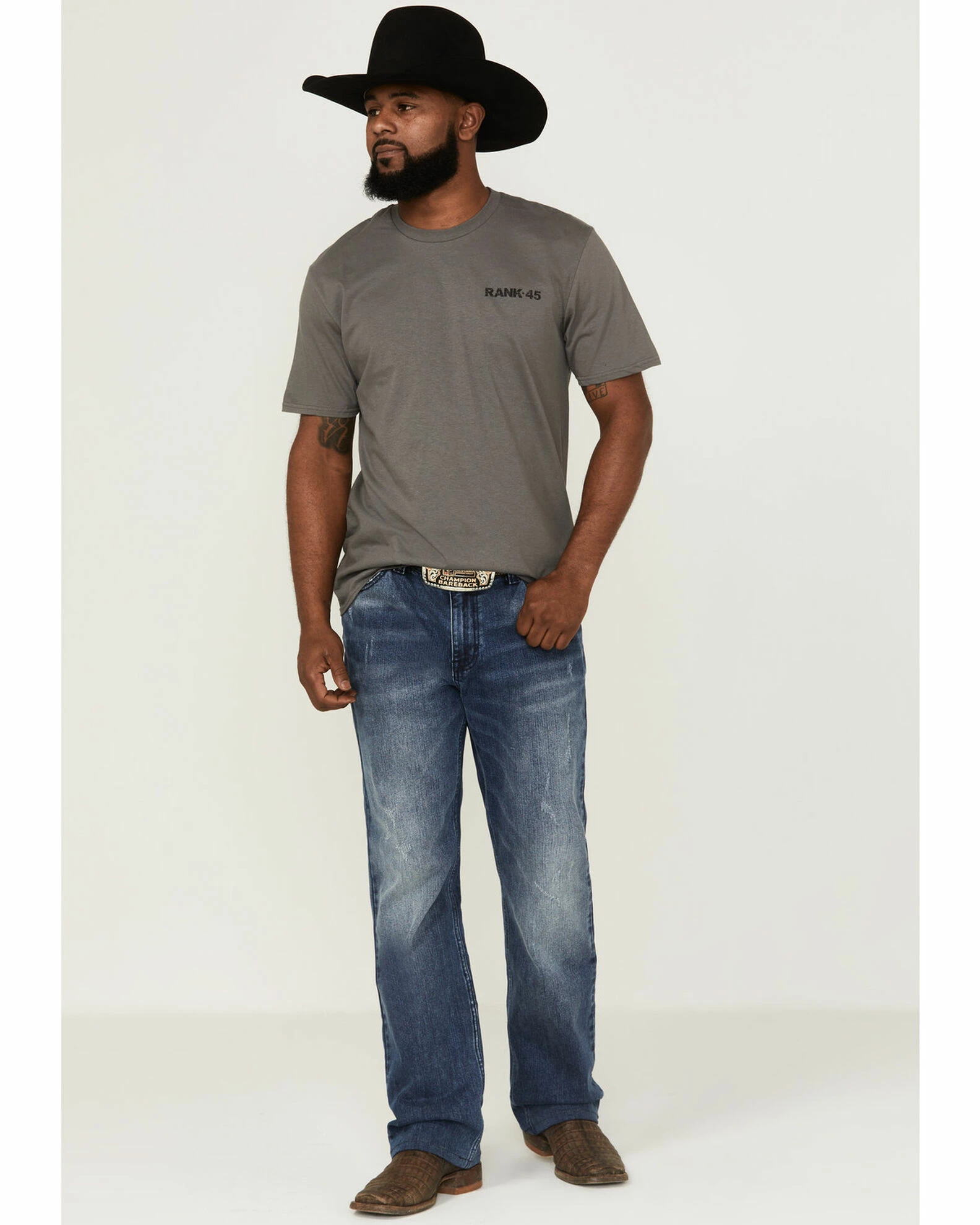 Rank 45 Men's Gate Climb Logo Graphic T-Shirt 5 Rank 45 Men's Gate Climb Logo Graphic T-Shirt - Image 3