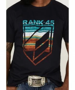 Rank 45 Men's Serape Gate Logo Graphic T-Shirt  -Rank 45 shop 2000359238 410 P3