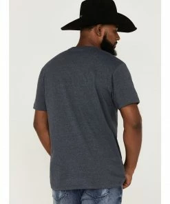 Rank 45 Men's Roper Circle Logo Graphic T-Shirt  -Rank 45 shop 2000359239 410 P4