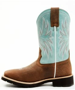 Rank 45 Women's Azul Contrast Shaft Performance Leather Western Boots - Broad Square Toe 11 Rank 45 Women's Azul Contrast Shaft Performance Leather Western Boots - Broad Square Toe -Rank 45 shop 2000359373 440 P3