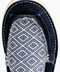 Rank 45 Women's Marini Navy Southwestern Print Slip-On Casual Shoe - Moc Toe  -Rank 45 shop 2000359423 410 P6