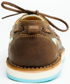 Rank 45 Women's Oceane Turquoise Southwestern Slip-On Casual Shoe - Moc Toe  -Rank 45 shop 2000359425 440 P5