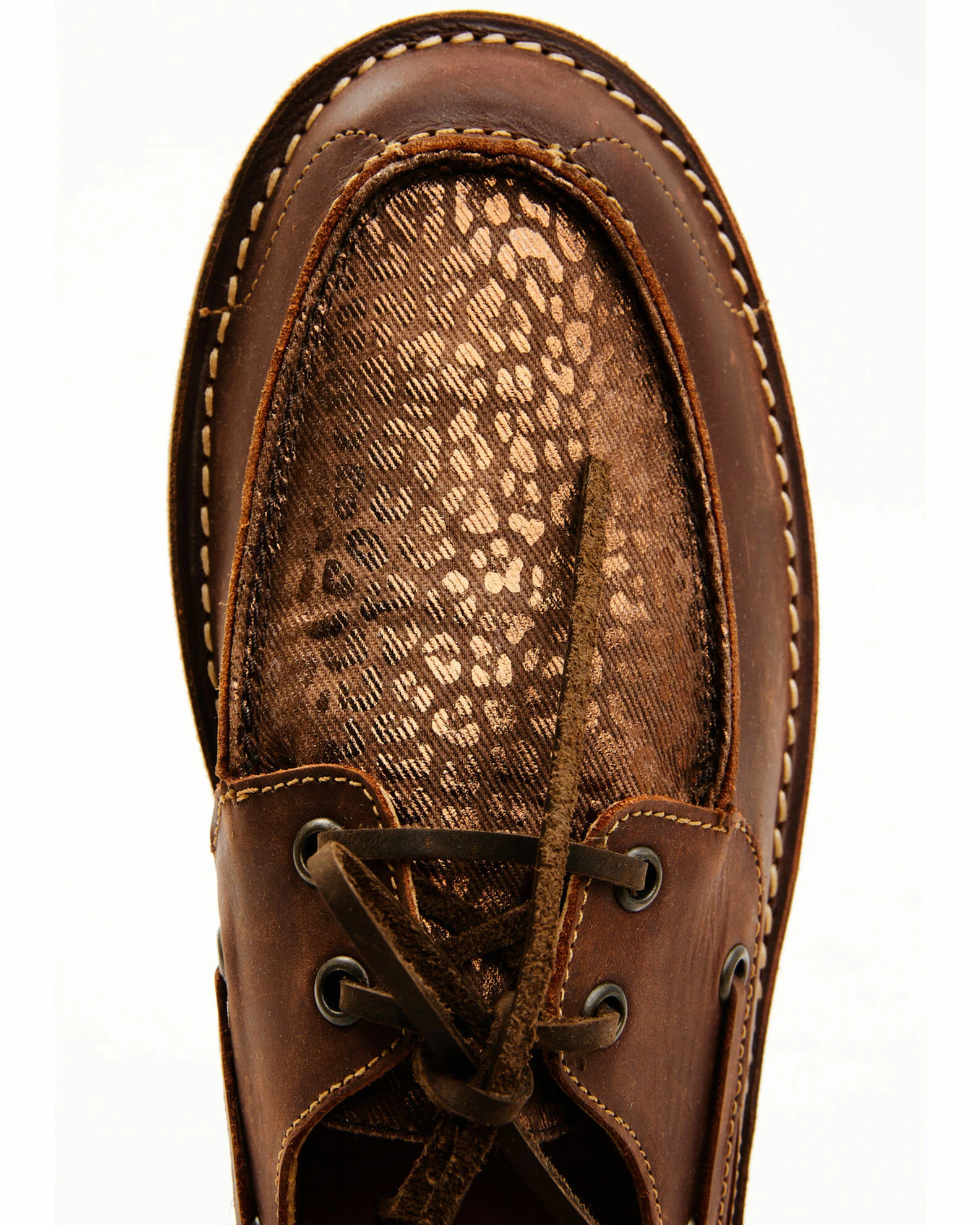 Rank 45 Women's Remi Tooled Vamp Slip-On Casual Shoe - Moc Toe Brown 8 Rank 45 Women's Remi Tooled Vamp Slip-On Casual Shoe - Moc Toe Brown - Image 6