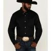 Rank 45 Men's Solid Basic Twill Logo Long Sleeve Button-Down Western Shirt  Royal Blue -Rank 45 shop 2000359462 001 P1
