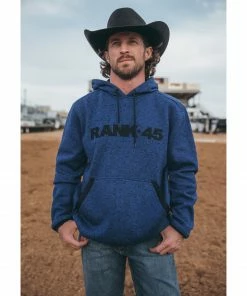 Rank 45 Men's Ranhan Logo Hooded Sweatshirt 