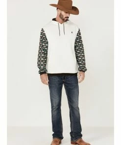 Rank 45 Men's Rustler Southwestern Color-Block Sleeve Hooded Sweatshirt 9 Rank 45 Men's Rustler Southwestern Color-Block Sleeve Hooded Sweatshirt -Rank 45 shop 2000359488 900 P3