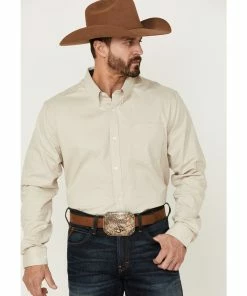 Rank 45 Men's Cream Hazer Floral Print Long Sleeve Button-Down Western Shirt  -Rank 45 shop 2000359593 110 P1 1