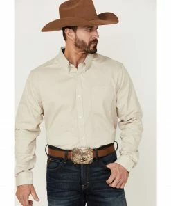 Rank 45 shop 24 Rank 45 Men's Cream Hazer Floral Print Long Sleeve Button-Down Western ShirtÂ