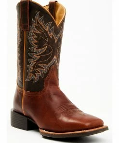 Rank 45 Men's Rino Canela Xero Gravity Performance Western Boots - Broad Square Toe 