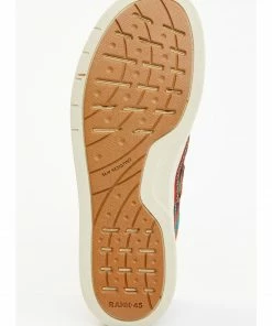 Rank 45 Men's Griffin 3 Southwestern Print Bison Canvas Lace-Up Casual Shoe - Moc Toe  -Rank 45 shop 2000361411 900 P7