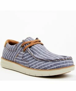 Rank 45 Men's Griffin 5 Striped Casual Shoe - Moc Toe Grey -Rank 45 shop 2000361422 020 P1 1