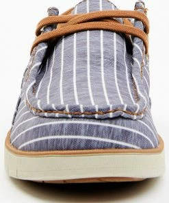 Rank 45 Men's Griffin 5 Striped Casual Shoe - Moc Toe Grey -Rank 45 shop 2000361422 020 P4
