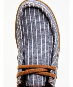 Rank 45 Men's Griffin 5 Striped Casual Shoe - Moc Toe Grey -Rank 45 shop 2000361422 020 P6