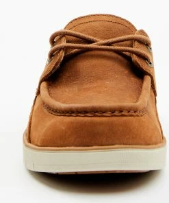 Rank 45 Men's Sanford 2 Leather Casual Shoe - Moc Toe Brown -Rank 45 shop 2000361423 200 P4