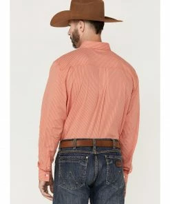 Rank 45 Men's Red Calgary Geo Print Long Sleeve Button-Down Western Shirt 9 Rank 45 Men's Red Calgary Geo Print Long Sleeve Button-Down Western Shirt -Rank 45 shop 2000361574 600 P4