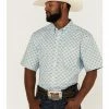 Rank 45 Men's Arena All-Over Print Short Sleeve Button-Down Western Shirt  -Rank 45 shop 2000364530 450 P1