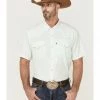Rank 45 Men's 8 Seconds Short Sleeve Snap Western Tech Shirt  Aqua -Rank 45 shop 2000364880 441 P1