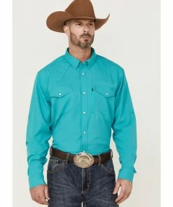 Rank 45 Men's Roughie Tech Short Sleeve Snap Western Shirt Turquoise 11 Rank 45 Men's Roughie Tech Short Sleeve Snap Western Shirt Turquoise -Rank 45 shop 2000364903 440 P1 1
