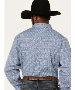 Rank 45 Men's Compete Geo Print Long Sleeve Button-Down Western Shirt  Multi -Rank 45 shop 2000364964 900 P3