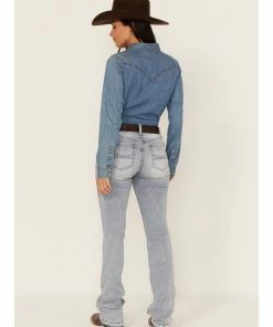 Rank 45 Women's Light Wash Mid-Rise Bootcut Riding Jeans 9 Rank 45 Women's Light Wash Mid-Rise Bootcut Riding Jeans -Rank 45 shop 2000364983 412 P3