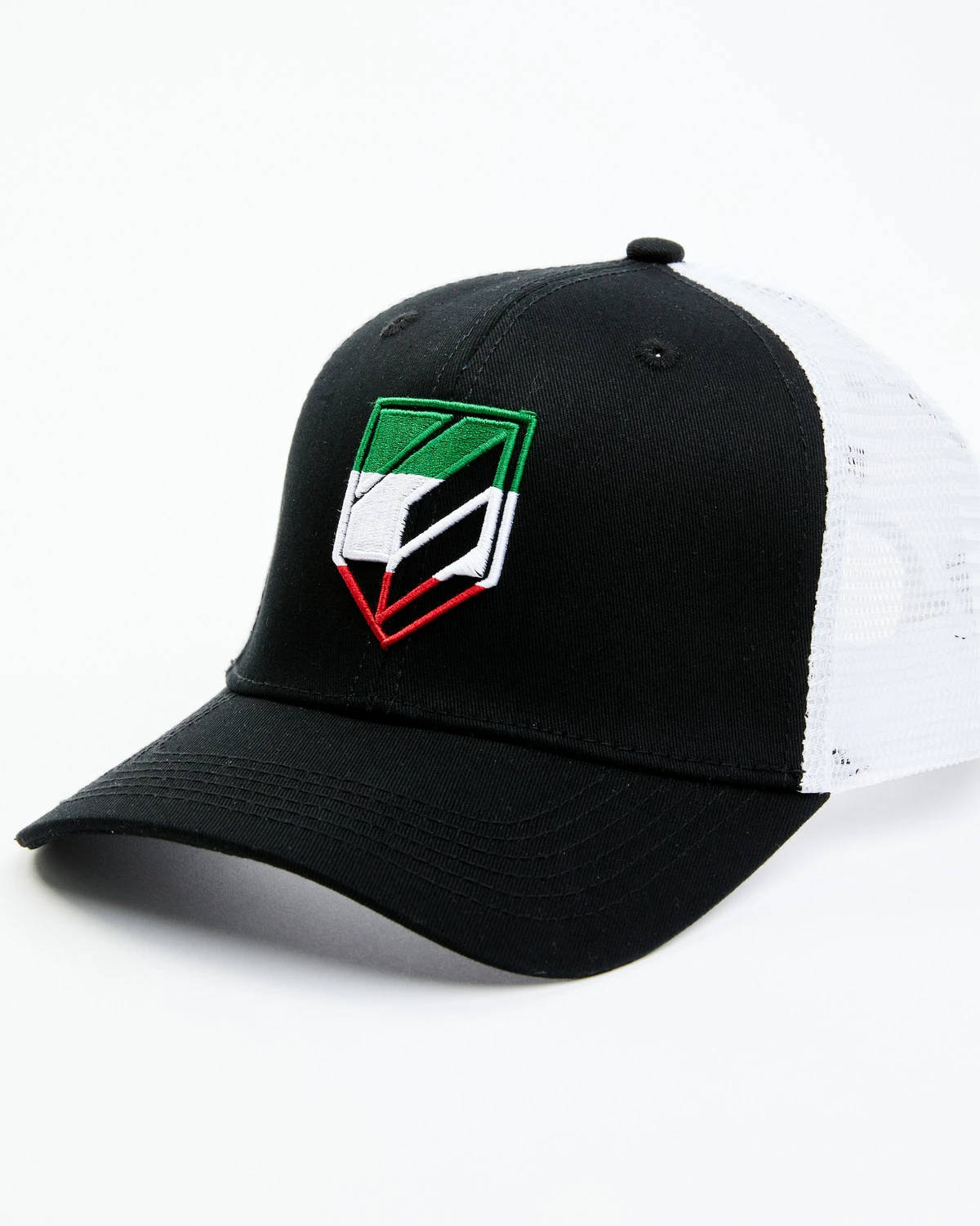 Rank 45 Men's Mexico Flag Shield Patch Mesh-Back Ball Cap Black 6 Rank 45 Men's Mexico Flag Shield Patch Mesh-Back Ball Cap Black - Image 4