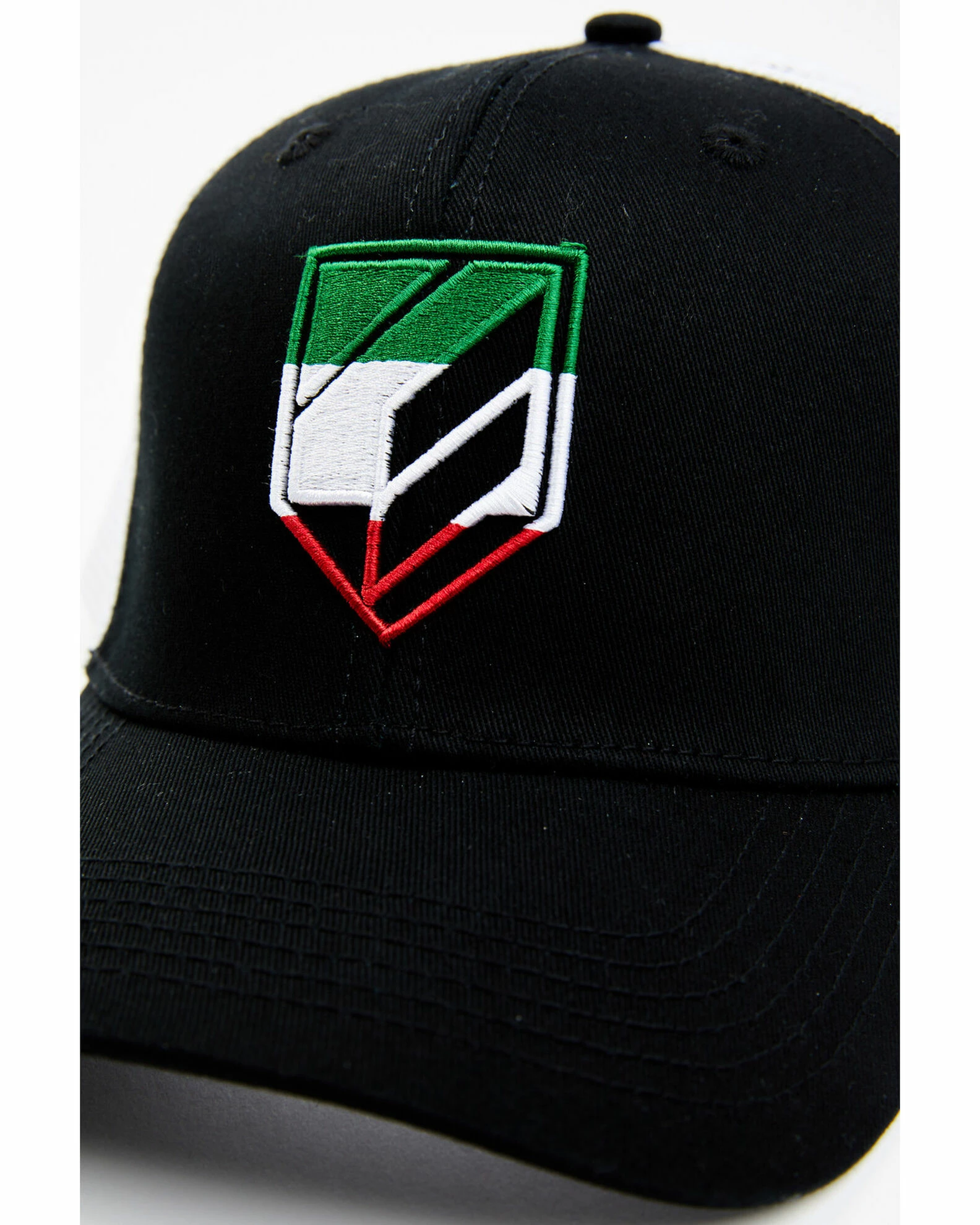 Rank 45 Men's Mexico Flag Shield Patch Mesh-Back Ball Cap Black 4 Rank 45 Men's Mexico Flag Shield Patch Mesh-Back Ball Cap Black - Image 2