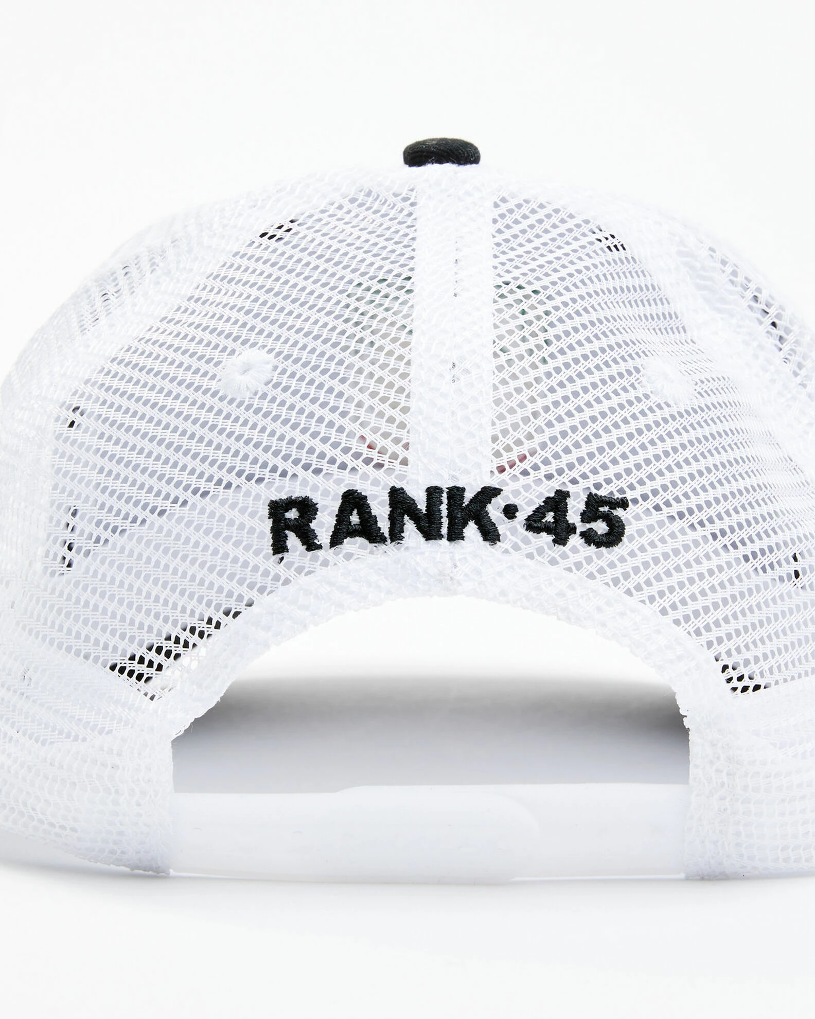 Rank 45 Men's Mexico Flag Shield Patch Mesh-Back Ball Cap Black 5 Rank 45 Men's Mexico Flag Shield Patch Mesh-Back Ball Cap Black - Image 3