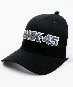 Rank 45 Men's Embroidered Logo Mesh-Back Ball Cap 