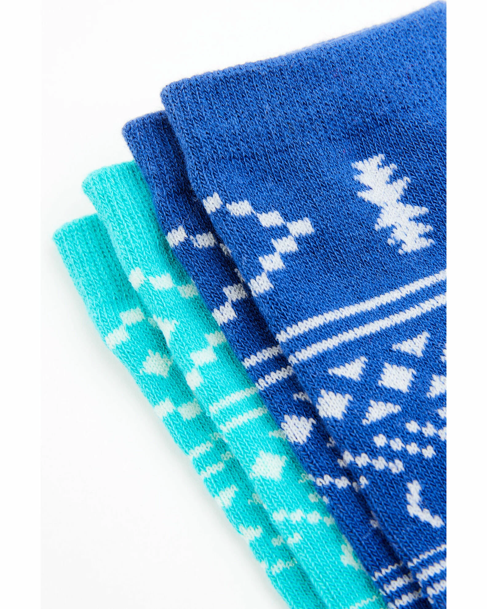 Rank 45 Girls' Southwestern Print Crew Socks - 2-Pack Multi 5 Rank 45 Girls' Southwestern Print Crew Socks - 2-Pack Multi - Image 3