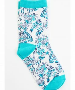 Rank 45 Girls' Ivy Floral Crew Socks Multi