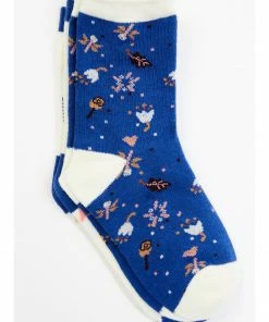 Rank 45 Girls' Floating Flowers & Horses Crew Socks - 2-Pack Multi -Rank 45 shop 2000365337 900 P1 1