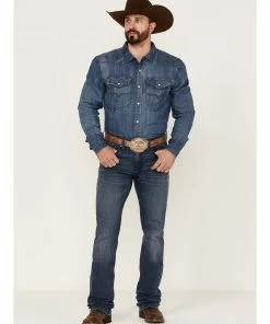 Rank 45 Men's Unbroken Medium Dark Wash Stretch Stackable Straight Jeans Dark Medium Wash 11 Rank 45 Men's Unbroken Medium Dark Wash Stretch Stackable Straight Jeans Dark Medium Wash -Rank 45 shop 2000365386 415 P1 1