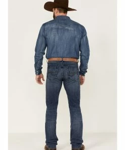 Rank 45 Men's Unbroken Medium Dark Wash Stretch Stackable Straight Jeans Dark Medium Wash 9 Rank 45 Men's Unbroken Medium Dark Wash Stretch Stackable Straight Jeans Dark Medium Wash -Rank 45 shop 2000365386 415 P3