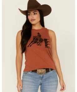 Rank 45 Women's Barrel Racer Graphic Tank Top Rust Copper 11 Rank 45 Women's Barrel Racer Graphic Tank Top Rust Copper -Rank 45 shop 2000365650 220 P1 1