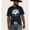 Rank 45 Men's Bad Ombre Southwestern Circle Logo Graphic Short Sleeve T-Shirt  -Rank 45 shop 2000370491 410 P1