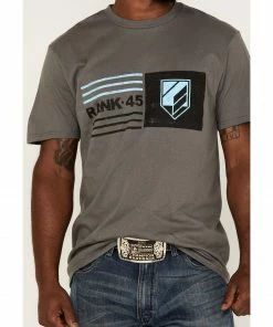 Rank 45 Men's Gate Block Lines Graphic T-Shirt  -Rank 45 shop 2000370493 022 P3