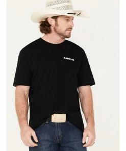 Rank 45 Men's Right At Home Flag Logo Graphic Short Sleeve T-Shirt  White -Rank 45 shop 2000370494 100 P1 1