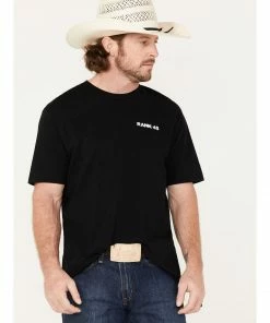 Rank 45 Men's Right At Home Flag Logo Graphic Short Sleeve T-Shirt  White