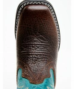 Rank 45 Boys' Connor Western Boots - Broad Square Toe  Blue -Rank 45 shop 2000371549 400 P6