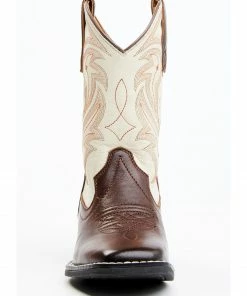Rank 45 Kid's Austin Western Boots - Broad Square Toe For Unisex-Kid Ivory 13 Rank 45 Kid's Austin Western Boots - Broad Square Toe For Unisex-Kid Ivory -Rank 45 shop 2000371550 103 P4