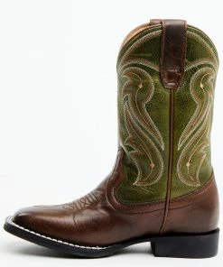 Rank 45 Kid's Kasey Western Boots - Broad Square Toe For Unisex-Kid Green 12 Rank 45 Kid's Kasey Western Boots - Broad Square Toe For Unisex-Kid Green -Rank 45 shop 2000371551 300 P3