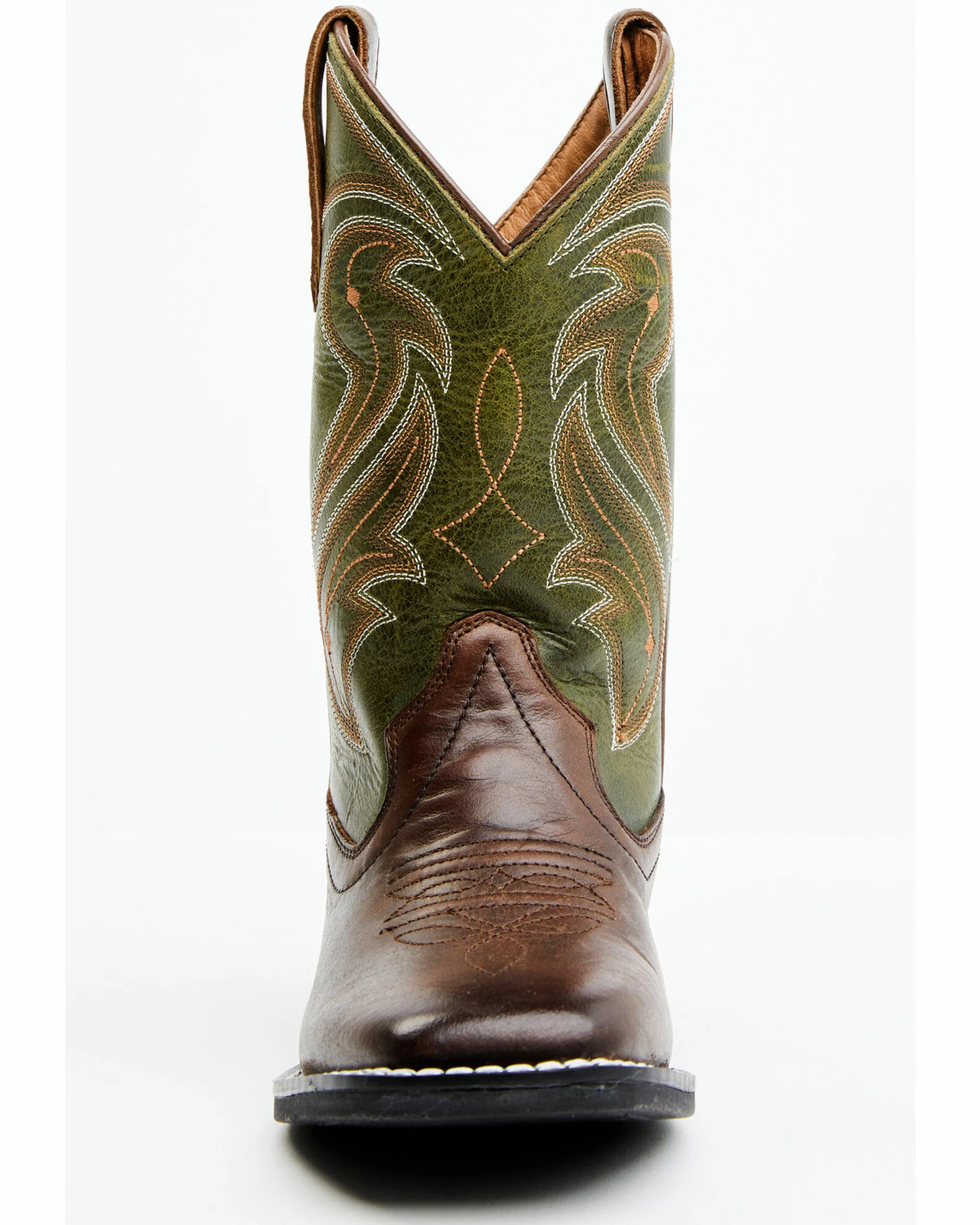 Rank 45 Kid's Kasey Western Boots - Broad Square Toe For Unisex-Kid Green 6 Rank 45 Kid's Kasey Western Boots - Broad Square Toe For Unisex-Kid Green - Image 4