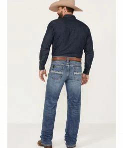 Rank 45 Men's Iron Horse Stackable Straight Dark Wash Heavy Still Stretch Denim Jeans -Rank 45 shop 2000373305 416 P3