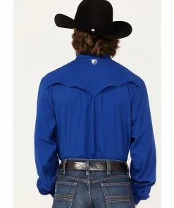 Rank 45 Men's Roughie Performance Long Sleeve Button-Down Shirt Blue 10 Rank 45 Men's Roughie Performance Long Sleeve Button-Down Shirt Blue -Rank 45 shop 2000374014 400 P4