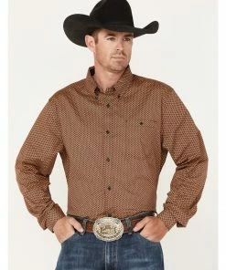 Rank 45 Men's Anvil Geo Print Button-Down Western Shirt  Multi -Rank 45 shop 2000374155 900 P1 1