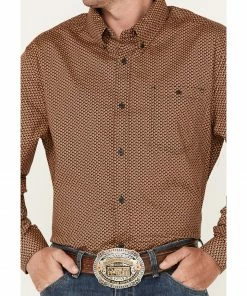 Rank 45 Men's Anvil Geo Print Button-Down Western Shirt  Multi -Rank 45 shop 2000374155 900 P3