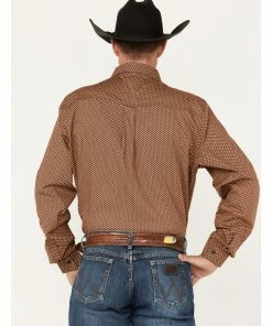 Rank 45 Men's Anvil Geo Print Button-Down Western Shirt  Multi -Rank 45 shop 2000374155 900 P4