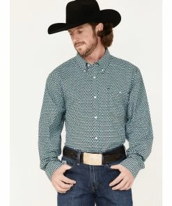 Rank 45 Men's Colt Geo Print Long Sleeve Button-Down Western Shirt White 11 Rank 45 Men's Colt Geo Print Long Sleeve Button-Down Western Shirt White -Rank 45 shop 2000374158 100 P1 1