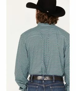Rank 45 Men's Colt Geo Print Long Sleeve Button-Down Western Shirt White 10 Rank 45 Men's Colt Geo Print Long Sleeve Button-Down Western Shirt White -Rank 45 shop 2000374158 100 P4